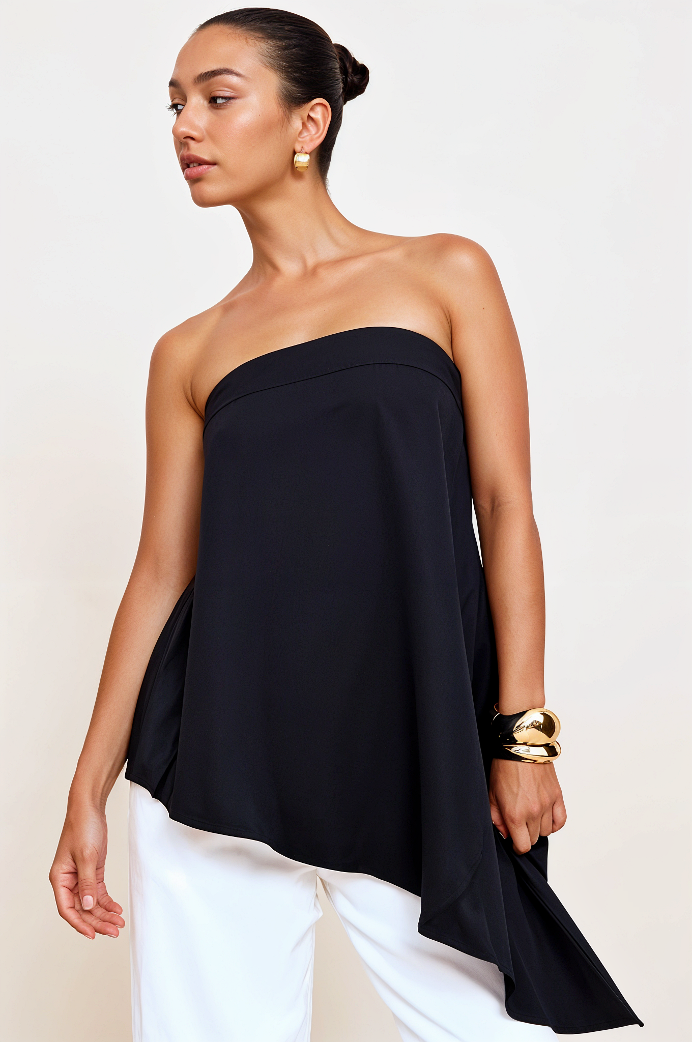 Asymmetrical Bandeu Top