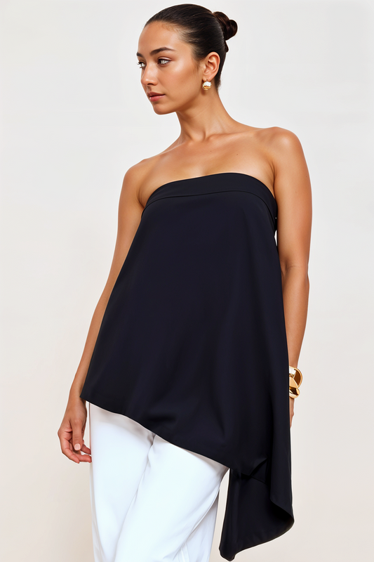 Asymmetrical Bandeu Top