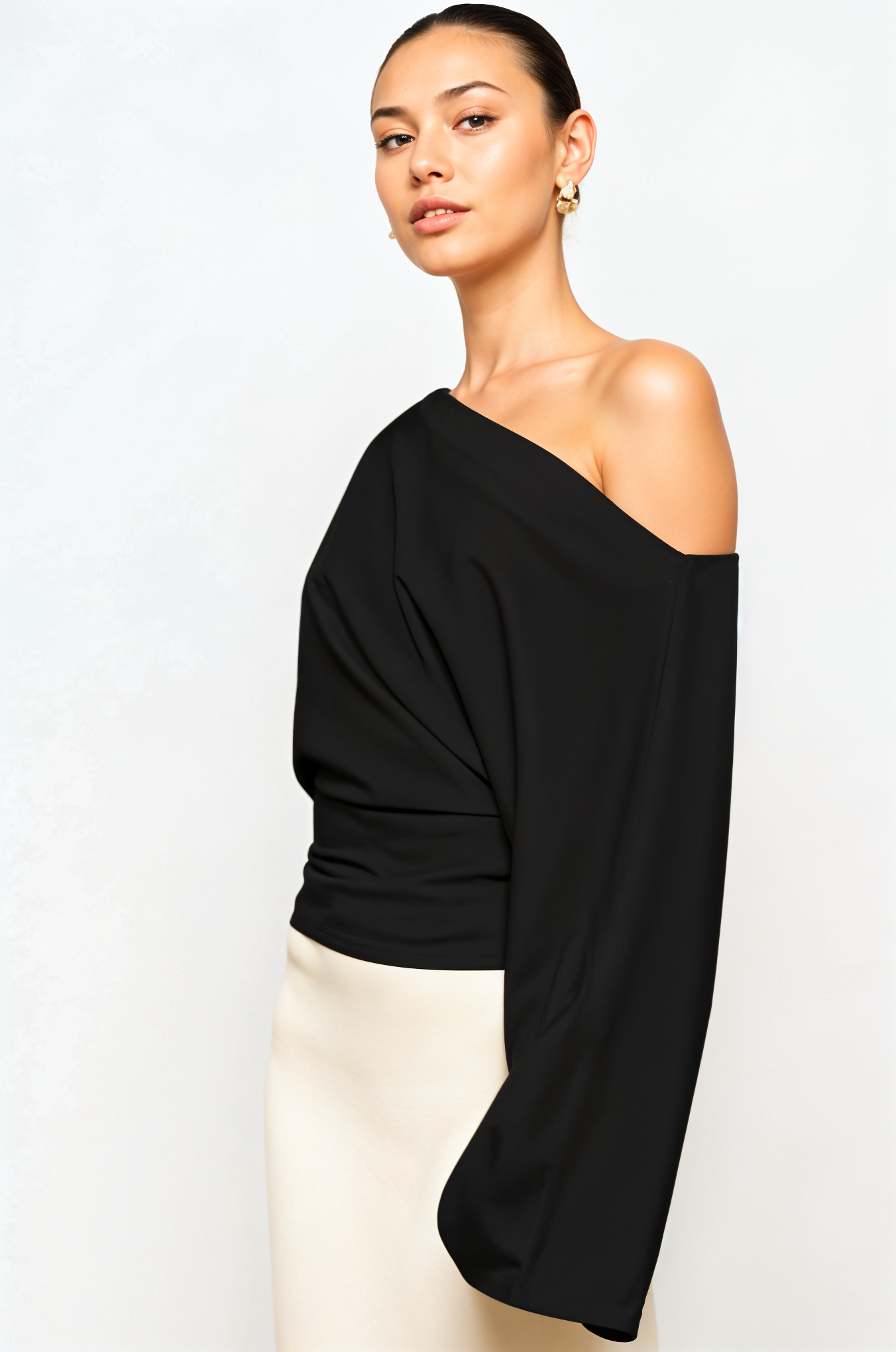 Asymmetrical Long Sleeve Top
