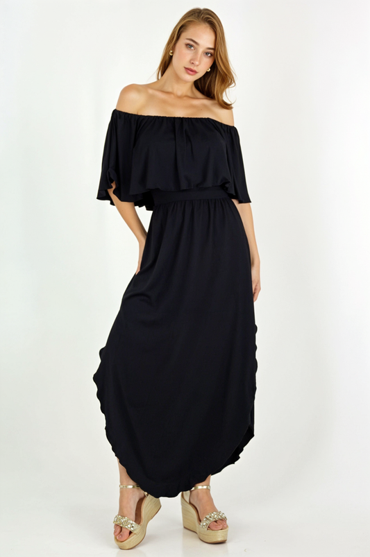 Soft Off-Shoulder Dress