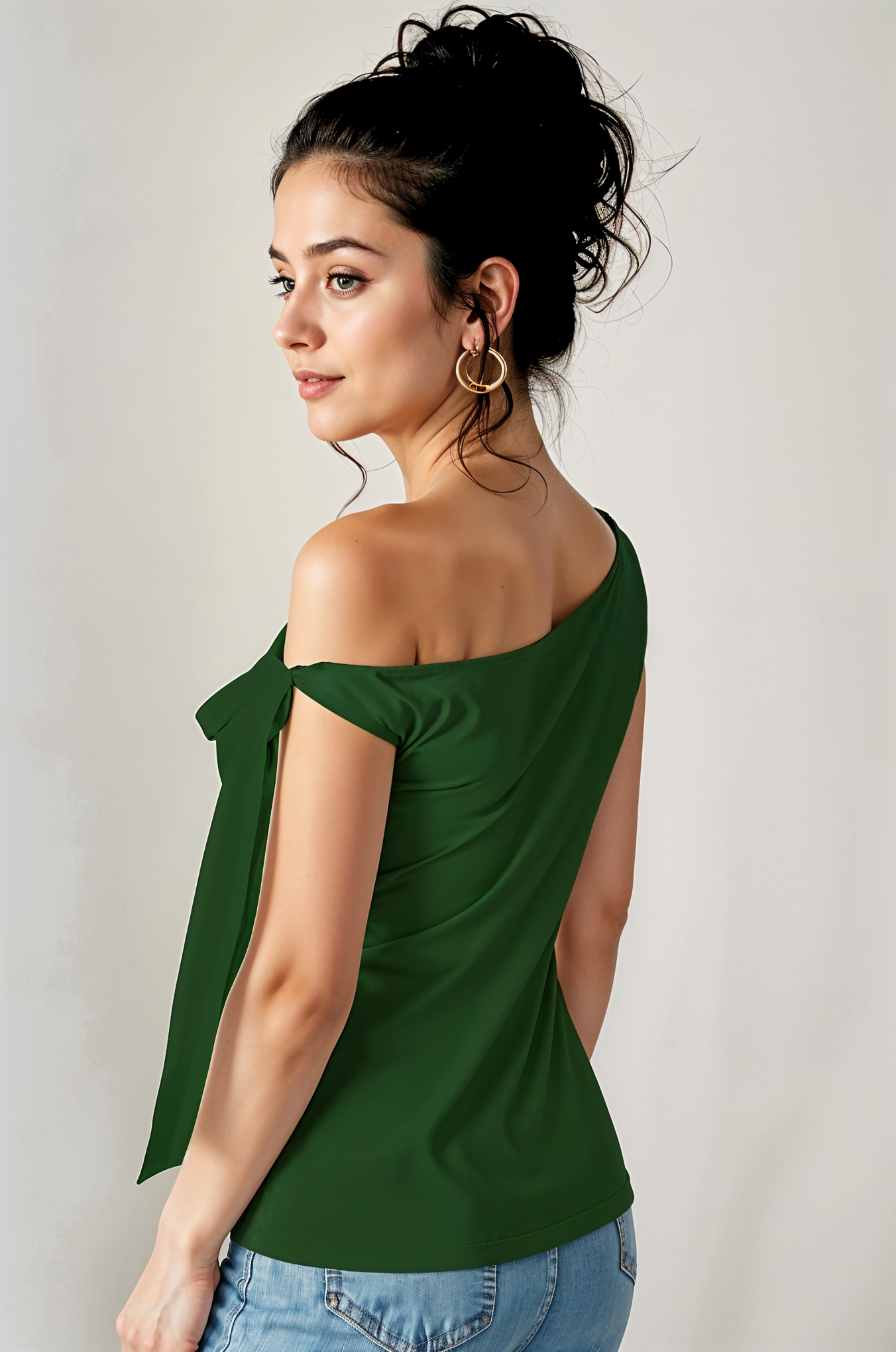 Off-Shoulder Knot Top