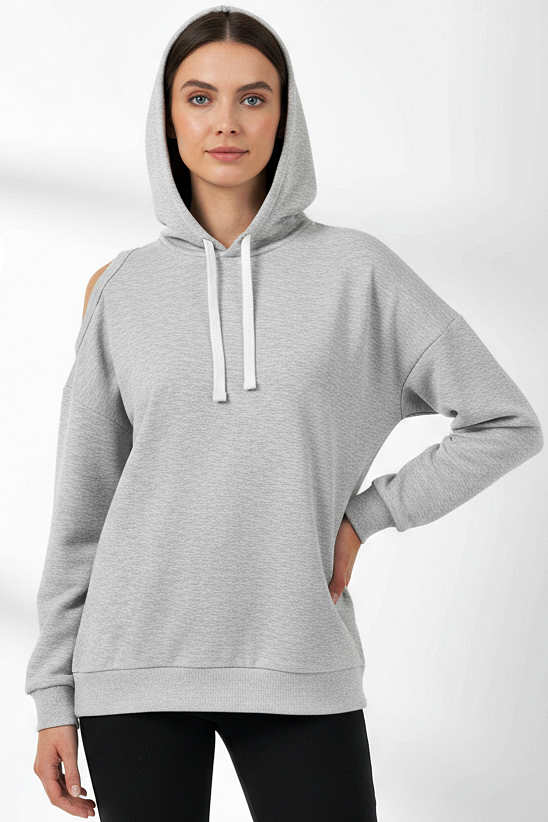 Soft Cut Out Hoodie