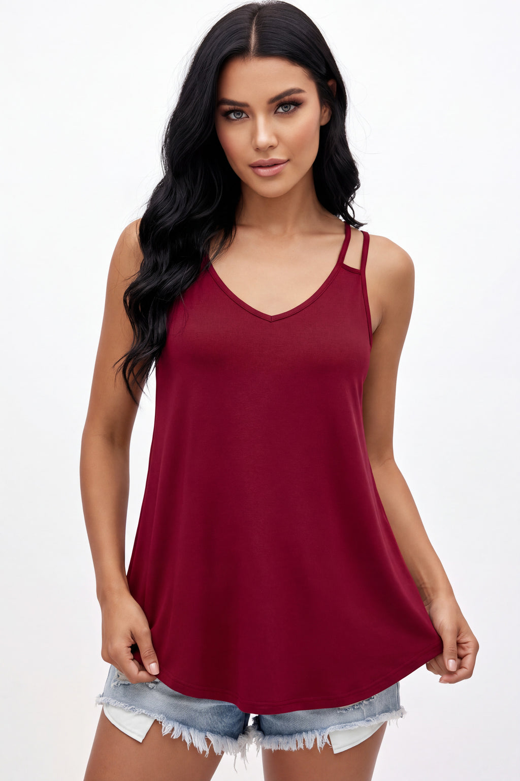 Soft Double Strap Top