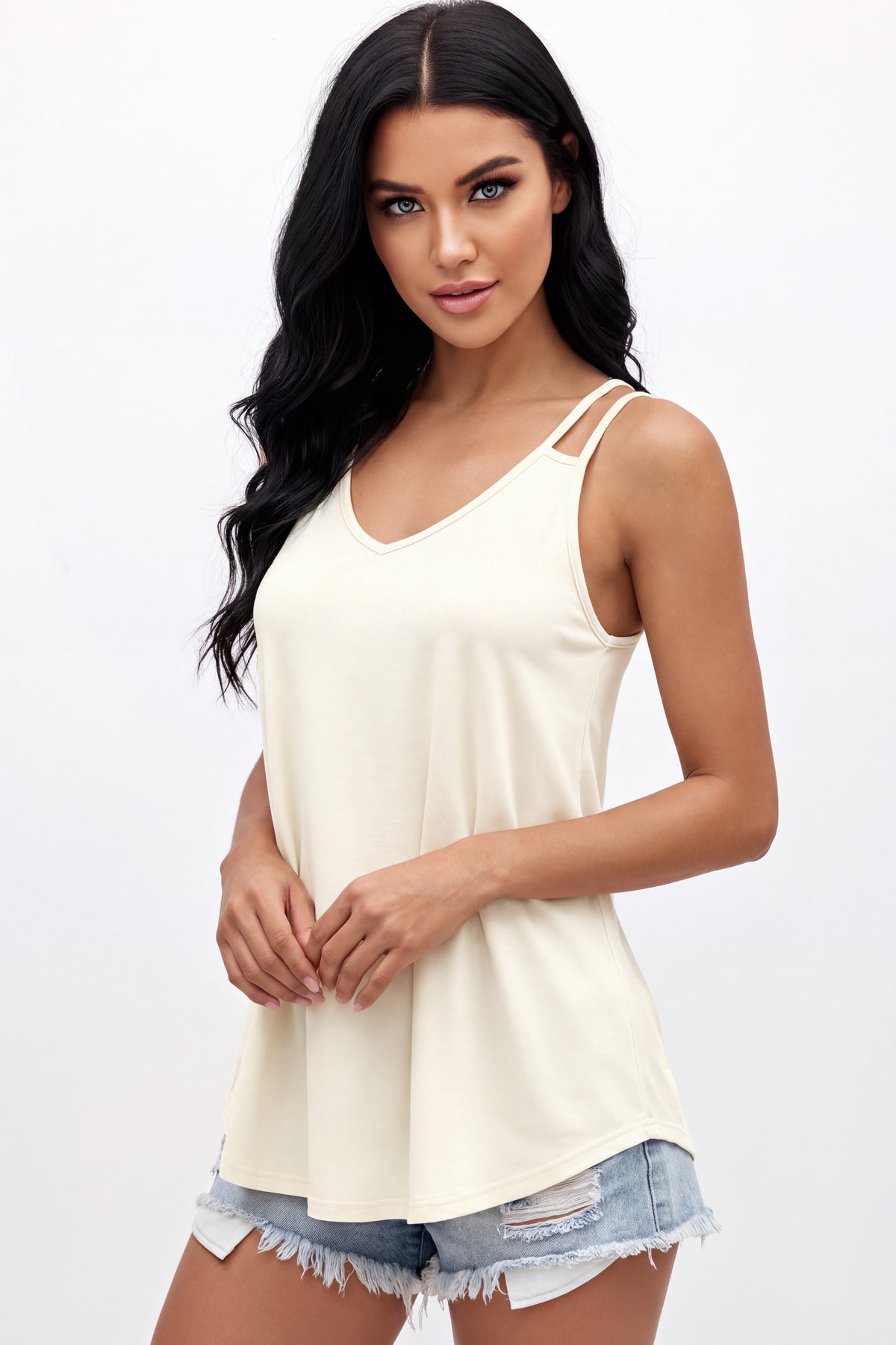 Soft Double Strap Top