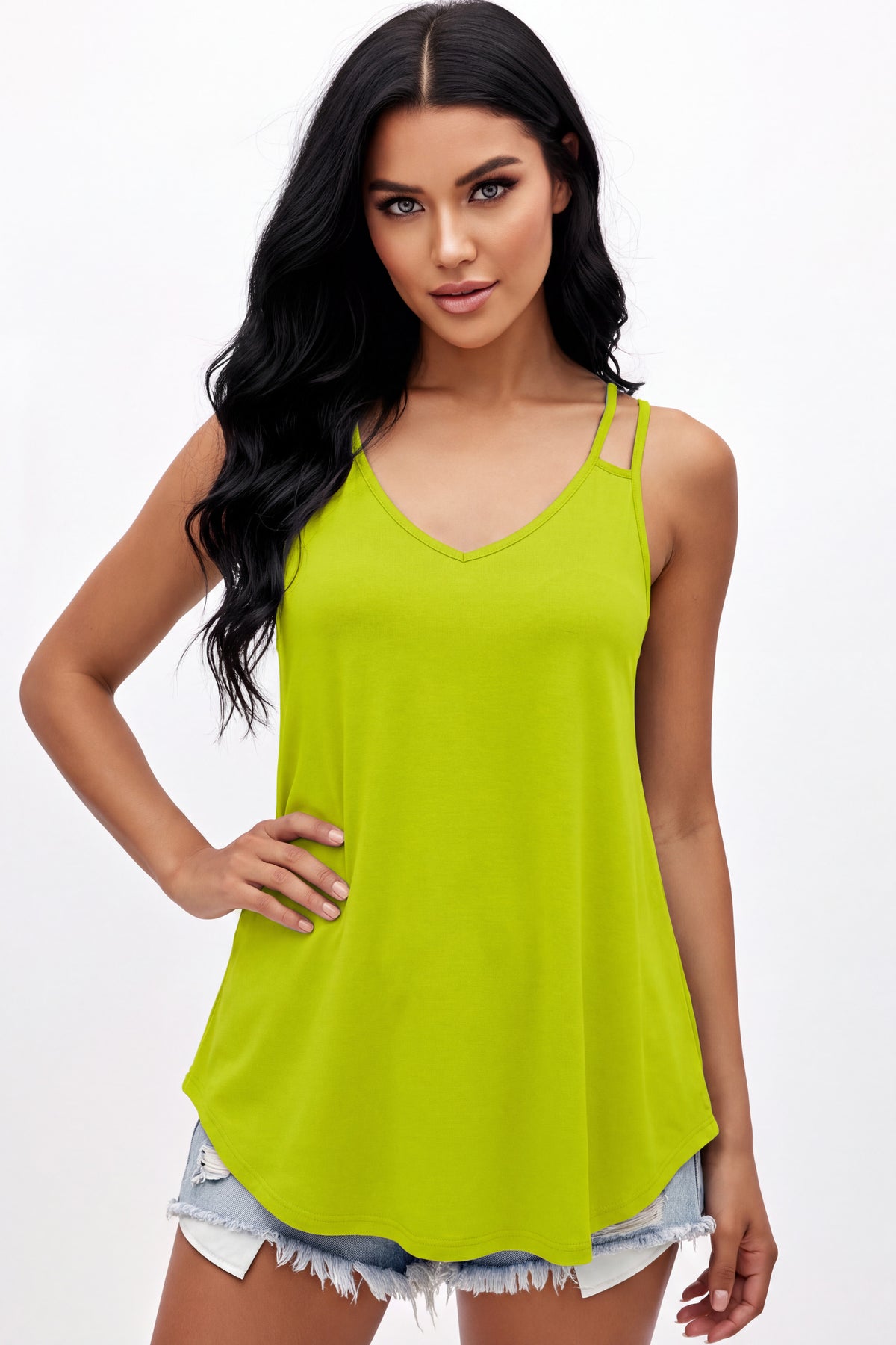 Soft Double Strap Top