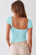 Soft Scoop Back Top