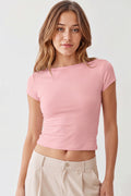 Soft Scoop Back Top