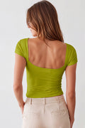 Soft Scoop Back Top
