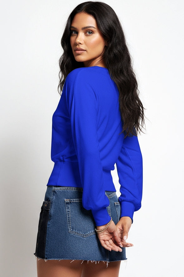 Long Sleeve Waist Top