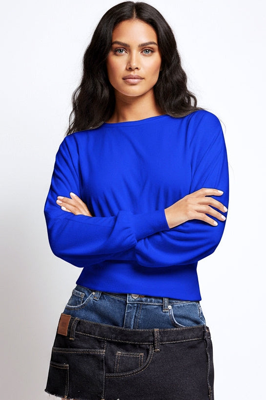 Long Sleeve Waist Top