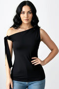 Off-Shoulder Knot Top