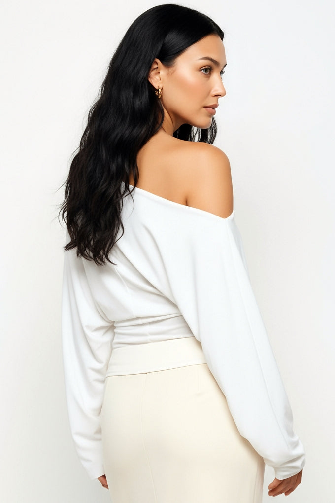 Asymmetrical Long Sleeve Top