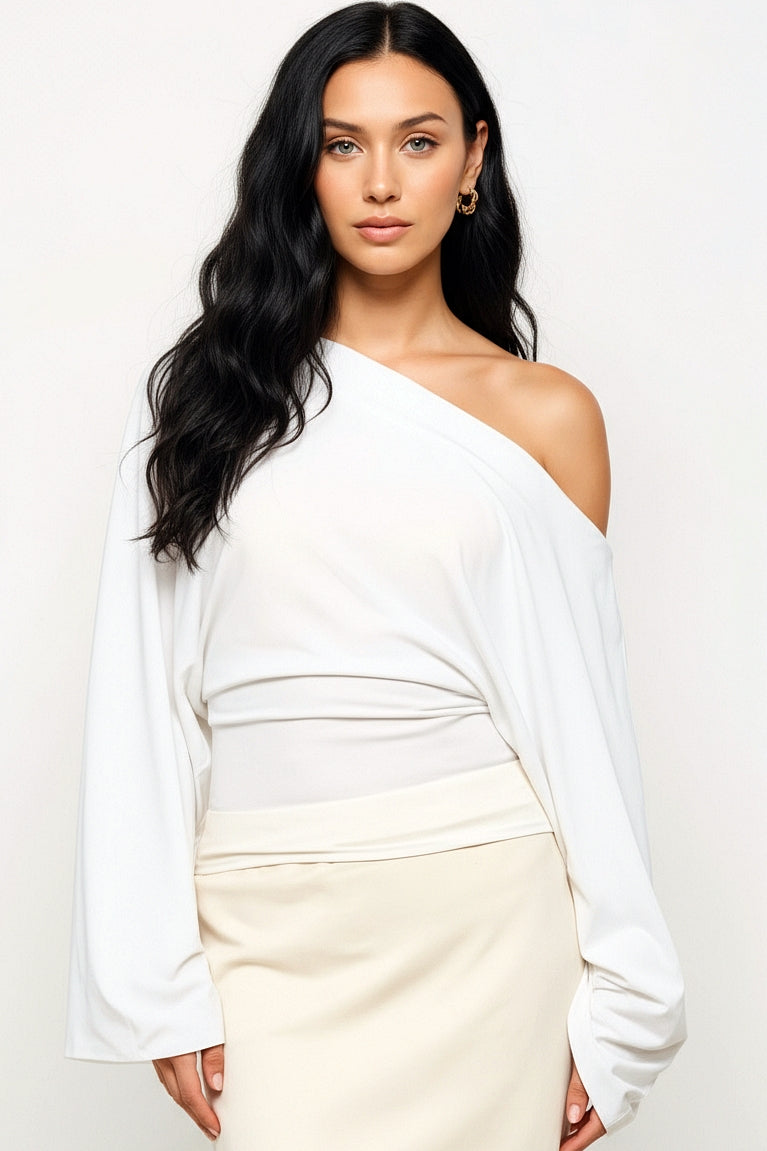 Asymmetrical Long Sleeve Top