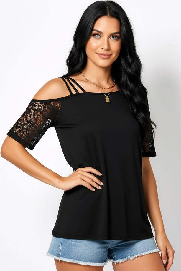 Strappy Lace Top