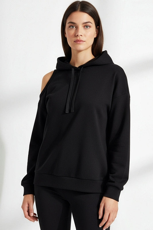 Soft Cut Out Hoodie