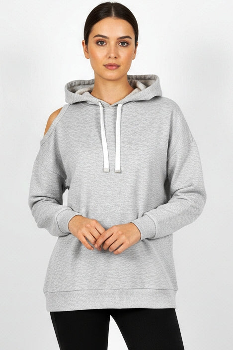 Soft Cut Out Hoodie