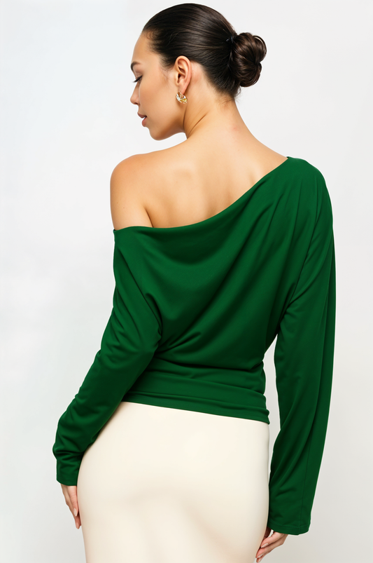 Asymmetrical Long Sleeve Top