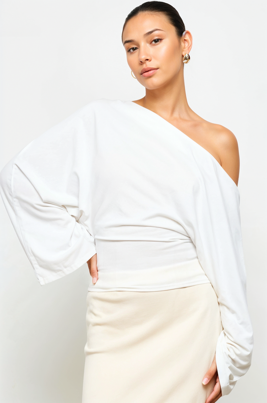 Asymmetrical Long Sleeve Top