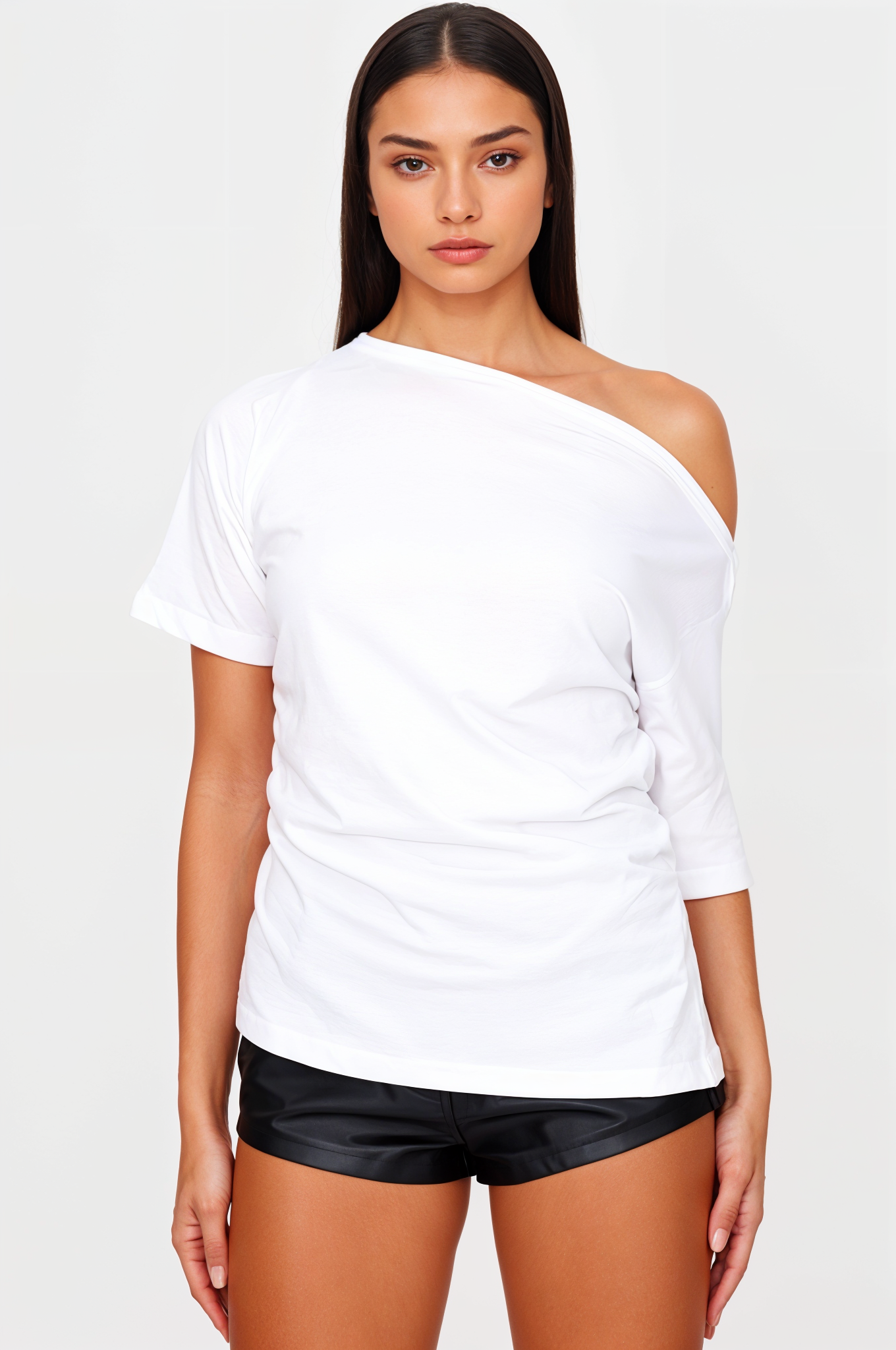 Asymmetrical Split Back Top