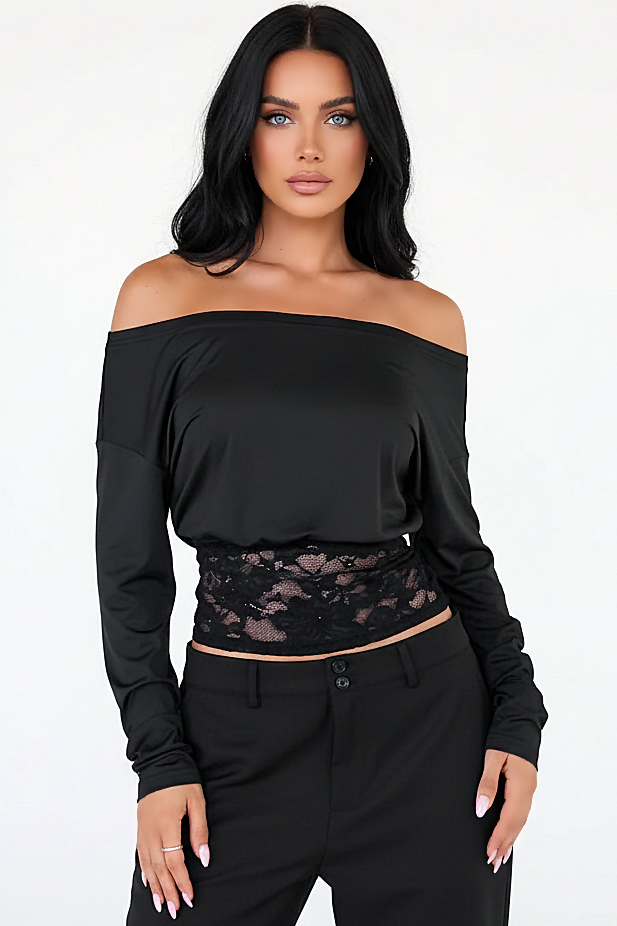 Heavy Lace Waist Top