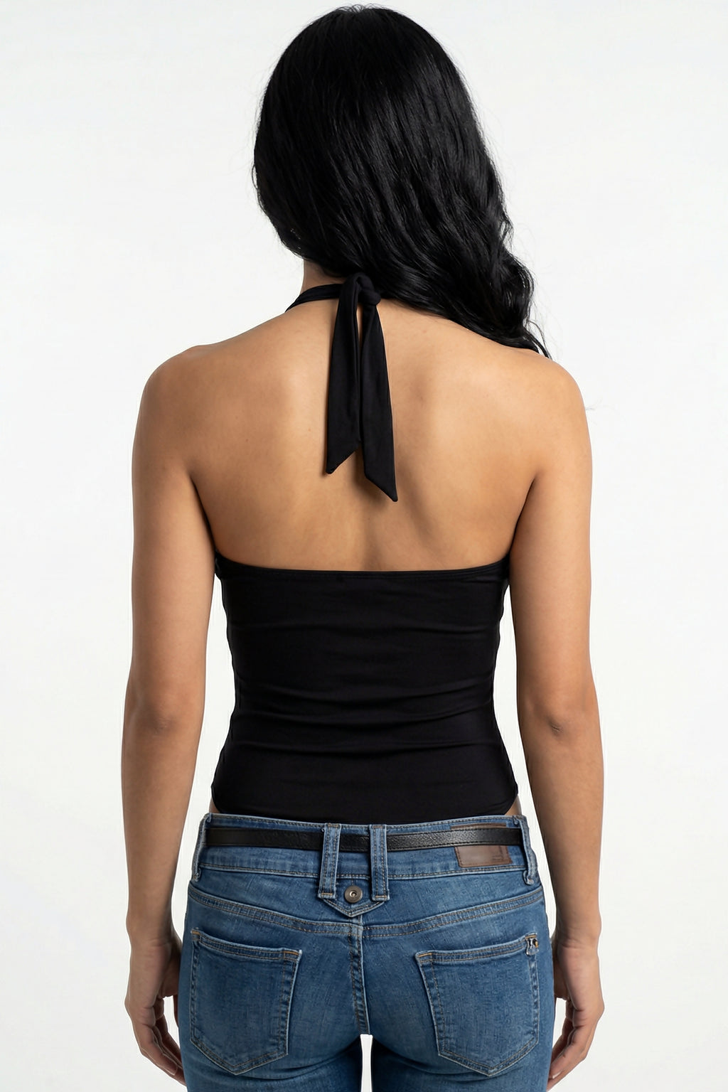 Racer Halter Neck Body Suit