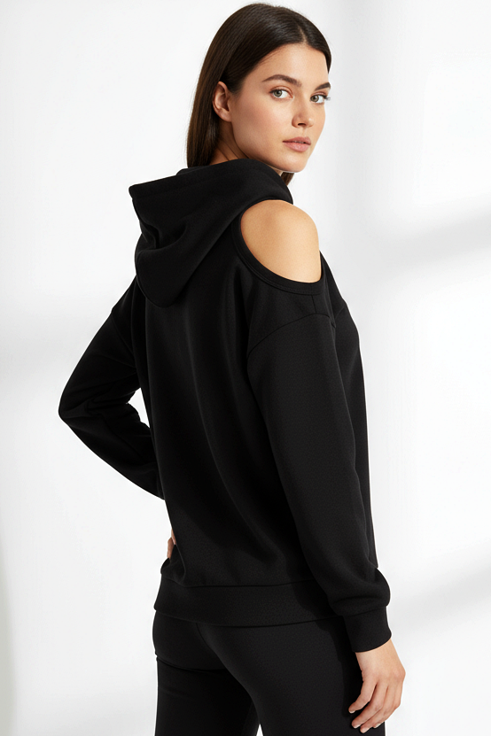 Soft Cut Out Hoodie