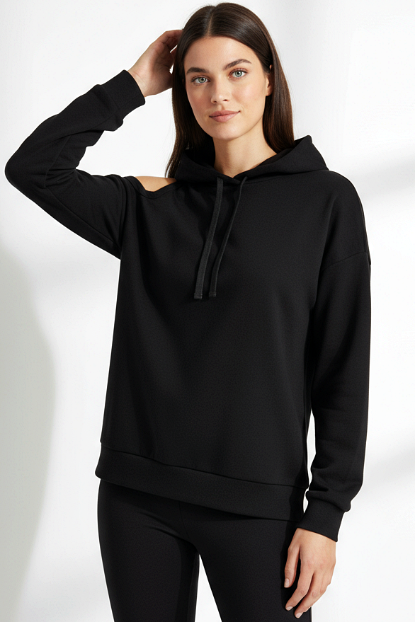 Soft Cut Out Hoodie