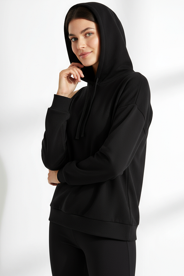 Soft Cut Out Hoodie