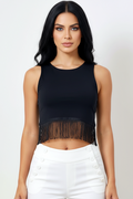 Soft Fringe Top