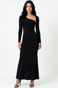 Asymmtrical Neck Line Dress