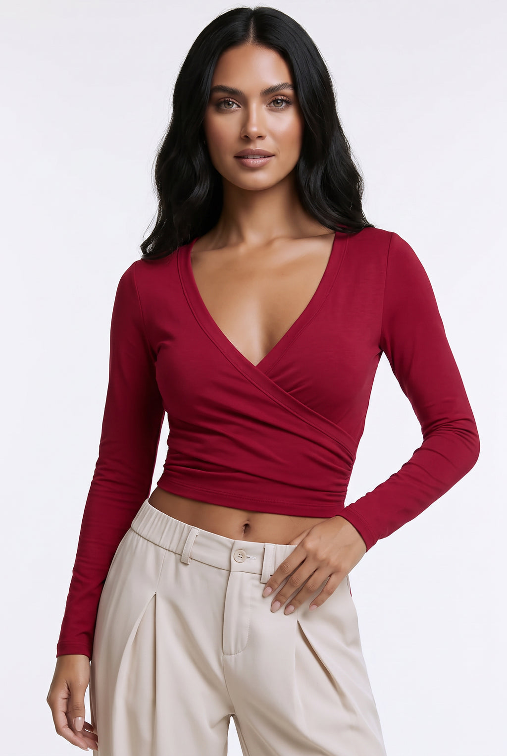 Drop Wrap Top