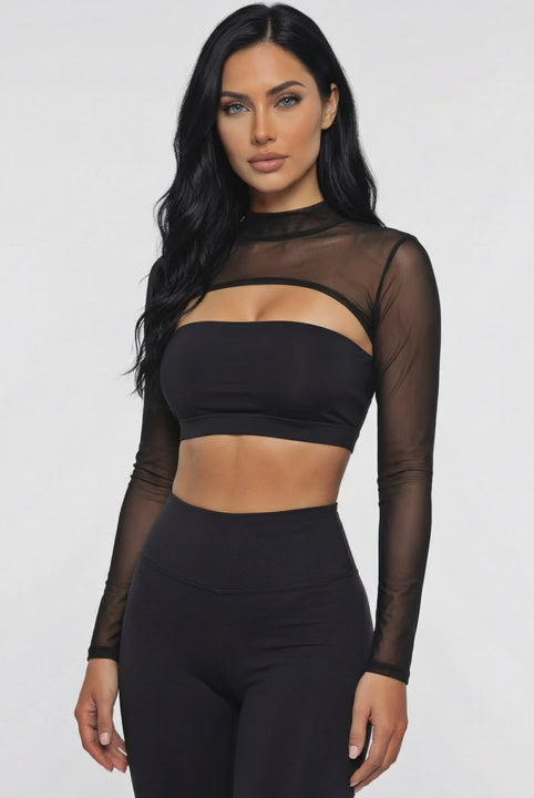 Mesh Mini Bolero
